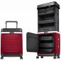 Preview: Pull Up | Suitcase Reisekoffer mit patentiertem Regalsystem (cosmo red)